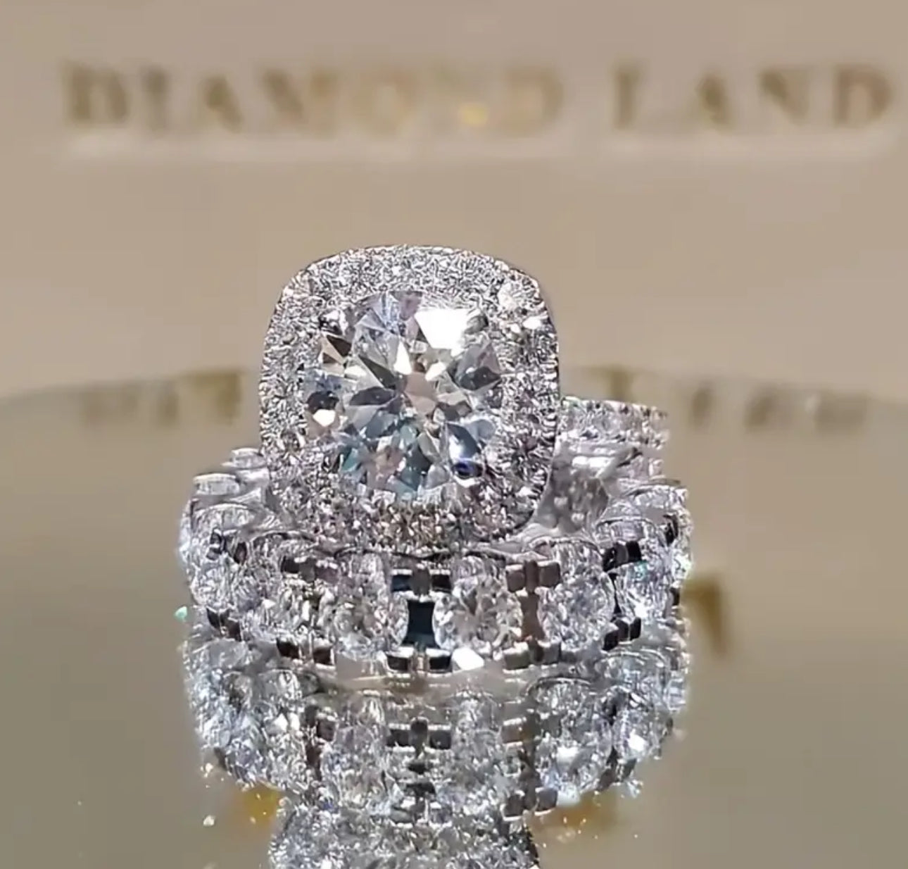 2pcs Elegant Classic Alloy Stainless Steel Hypoallergenic Inlaid Zirconia Engagement|Fashion Ring Set