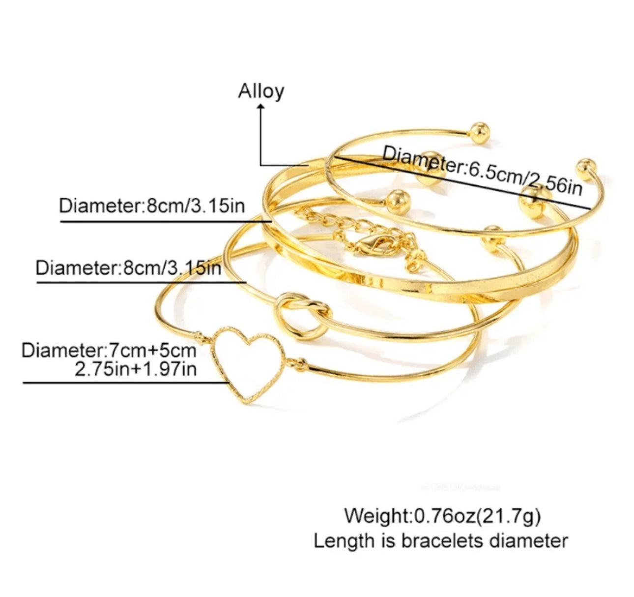 Simple Elegant Vintage Stainless Steel Bracelet Set- Woven Twist Texture Bangles