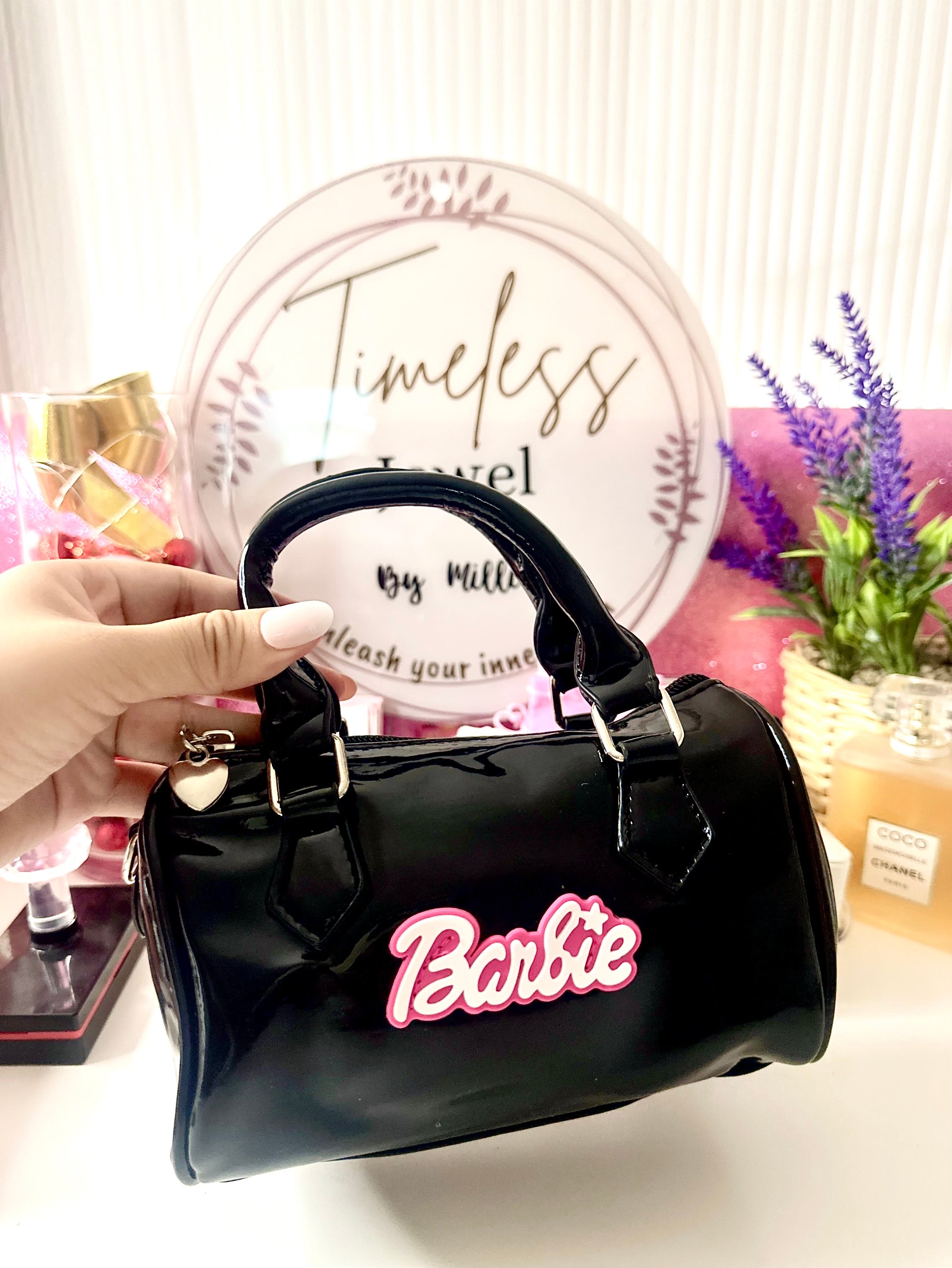 Barbie Bright Niche in Black Hand|Crossbody Bag