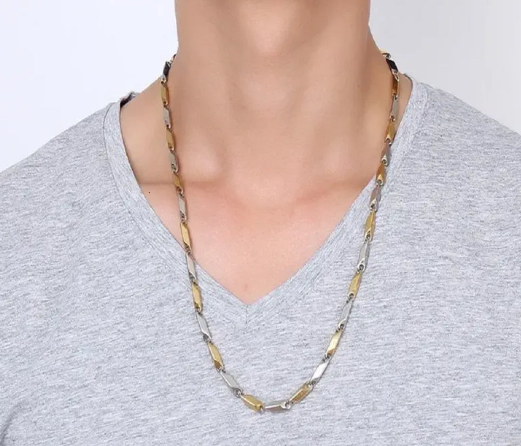 Heavy Duty 316 Stainless Steel-Thick Chain with Smooth Edges Minimalist Necklace