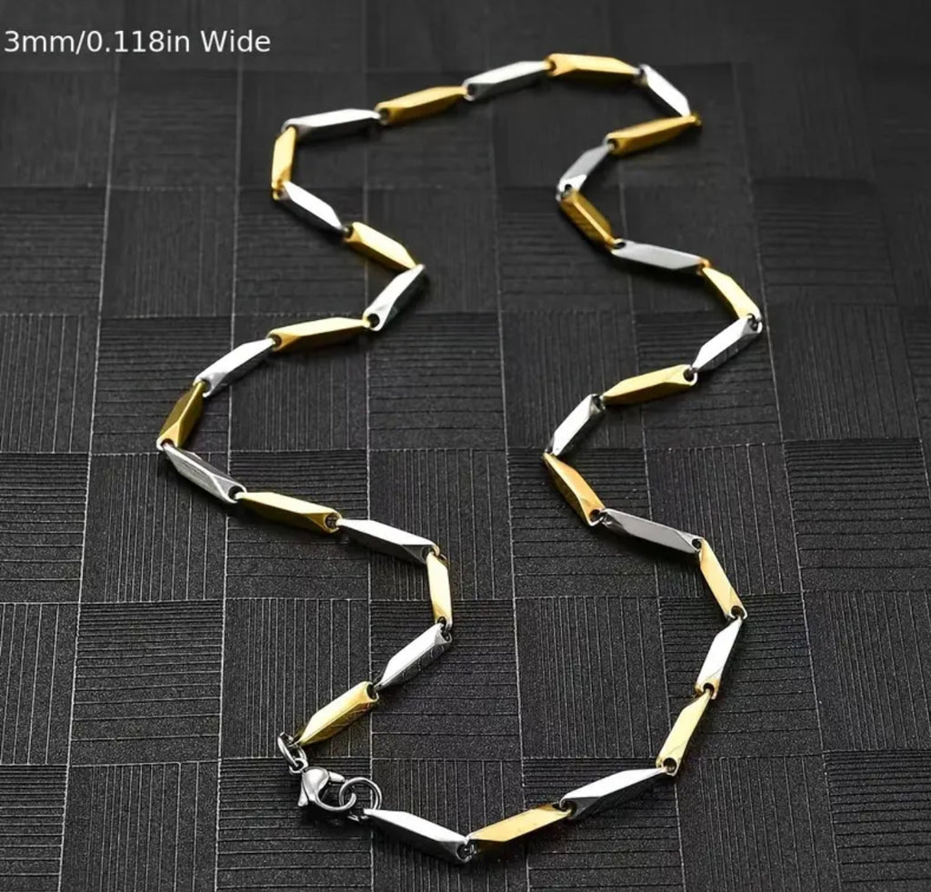 Heavy Duty 316 Stainless Steel-Thick Chain with Smooth Edges Minimalist Necklace