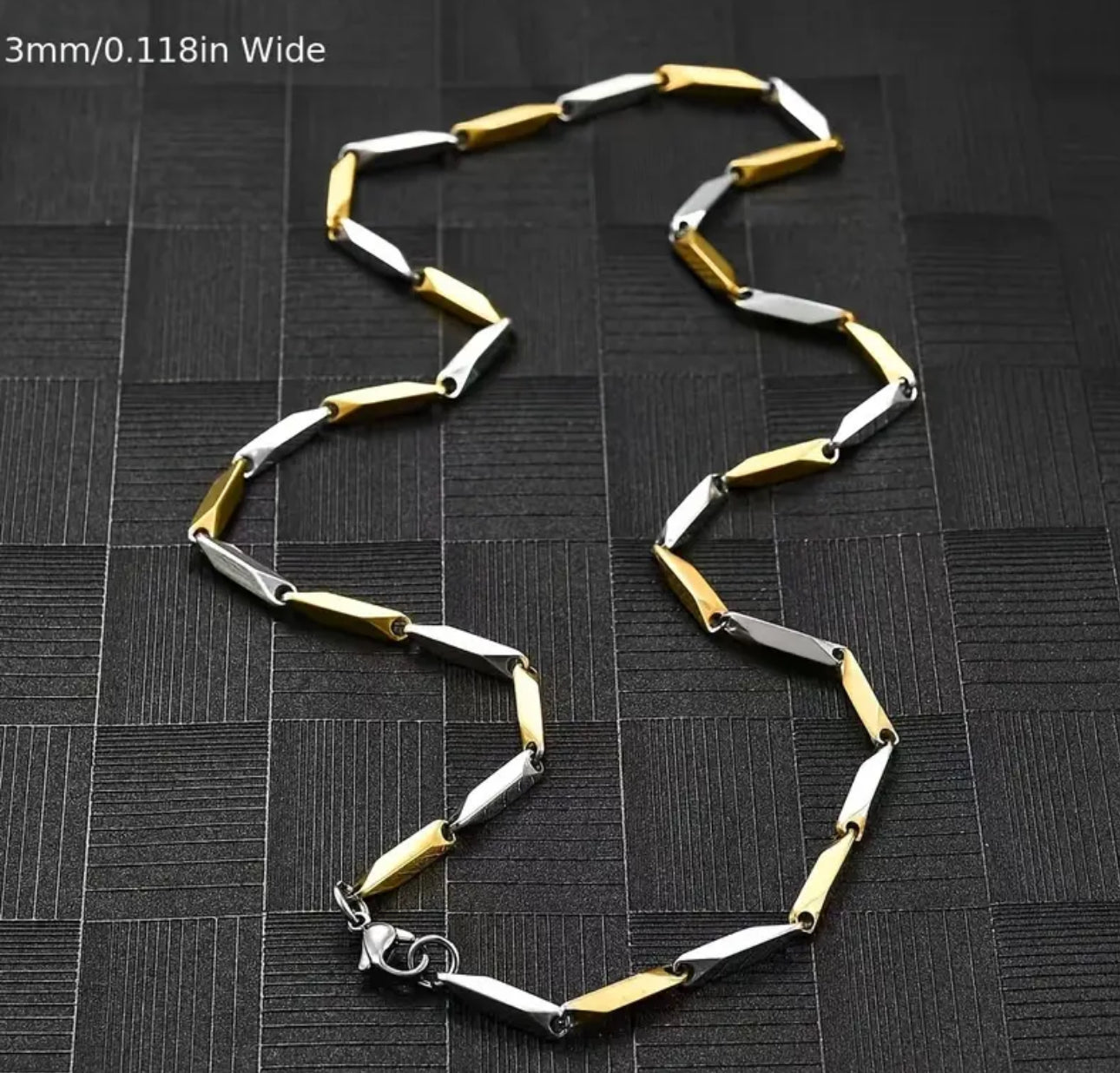 Heavy Duty 316 Stainless Steel-Thick Chain with Smooth Edges Minimalist Necklace