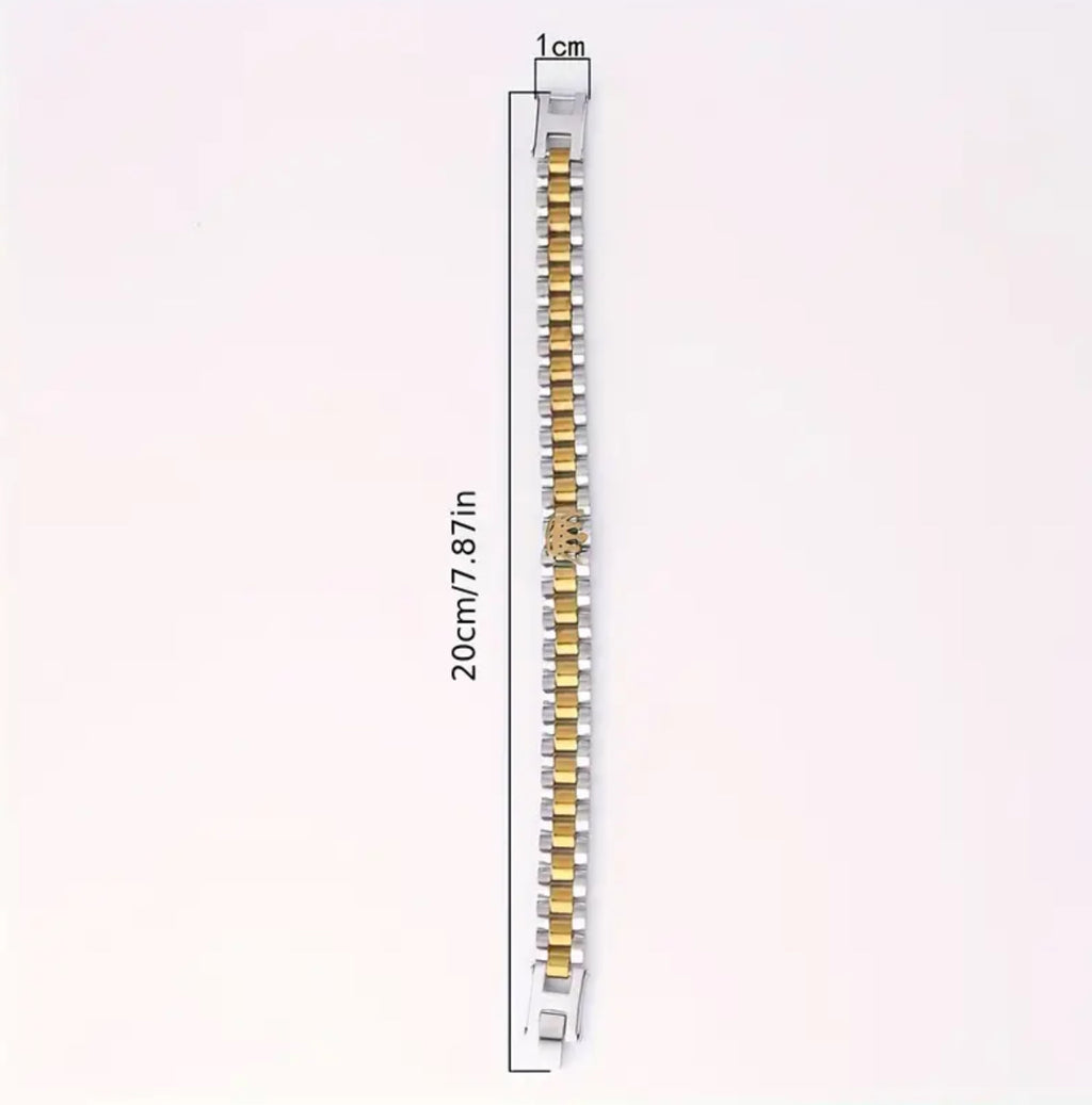 Elegant Minimalist Crown Bracelet- Light Luxury Stainless Steel Material Versatile Accessory for Daily Wear