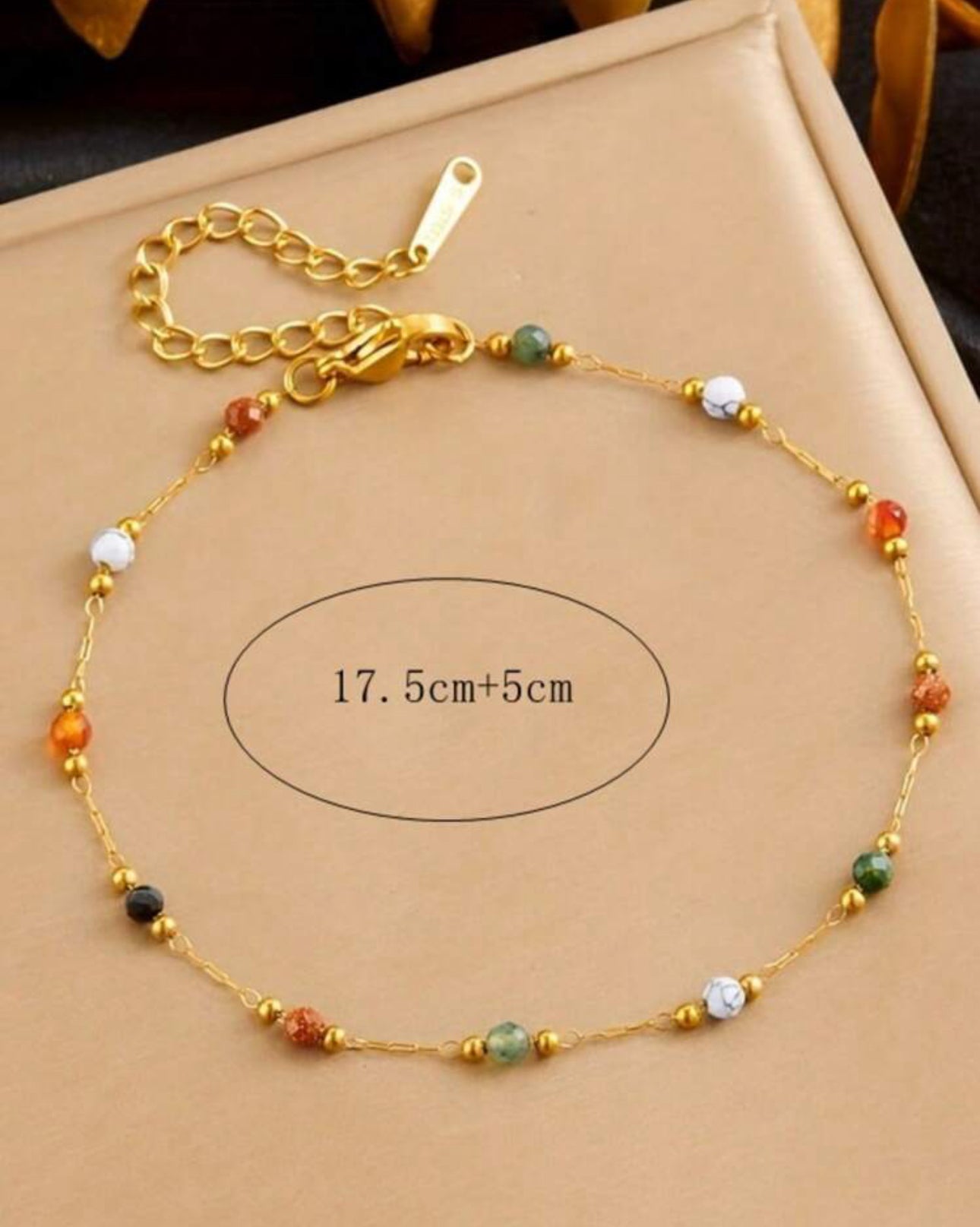 Simple Classic Beaded Stainless Steel Bracelet